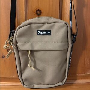 Supreme Shoulder Bag SS18 in Tan